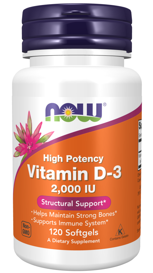 Now Vitamin D3 2000Iu 120Cap