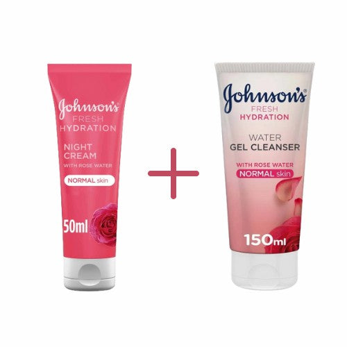 JJ FRESH HYDRA WATER GEL 150ML + NIGHT CREAM OFF20