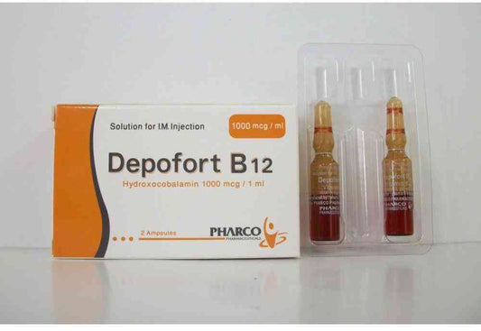 DEPOFORT - B12 1 MG I.M 5 AMP 1 ML