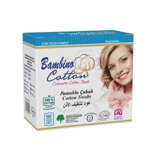 Bambino Cotton Swabs 200Pcs