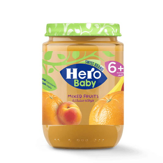 HERO BABY MIXED FRUITS 190MG فواكه مشكلة
