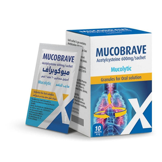 Mucobrave 600Mg 10Sach