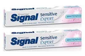 SIGNAL SENSITIVE EXPERT WHITENING 75ML 2+1 OFF 33
