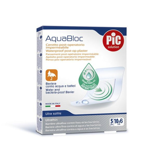 Pic Aqua Bloc Plaster 5X7Cm 5Pcs بلاستر جراحي