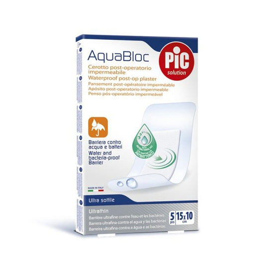 Pic Aqua Bloc Plaster 10X15Cm 5Pcs بلاستر جراحي