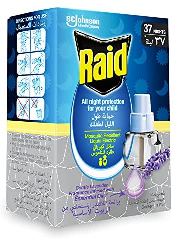 RAID LAVENDER 37 NIGHTS غيار سائل برائحة اللافندر