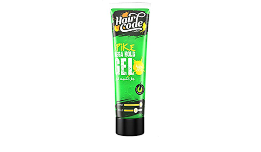 HAIR CODE SPIKE MEGA GEL 160ML OFF 10 انبوبة اخضر