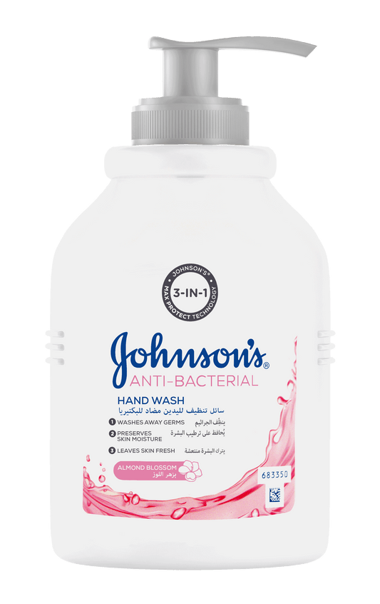 JJ HAND WASH ANTI BACTERIAL ALMOND 500ML