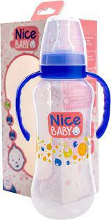 NICE BABY FEEDING BOTTLE IN HAND 150ML (8034) بيبرونة بيد