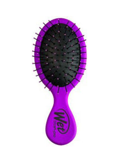WET BRUSH MINI DETANGLER PURPLE GLITTER 7624