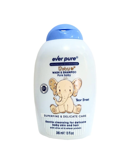 EVER PURE BABY WASH&SHAMPOO SWEET LAVENDER 385ML