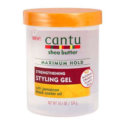 CANTU SHEA STRENGT STYLING GEL CASTOR OIL 524G
