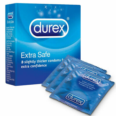 DUREX. EXTRA SAFE 3 CONDOMS OFF 35LE