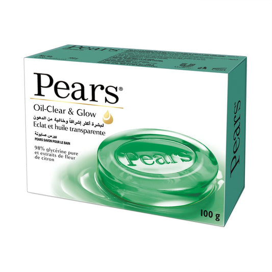 Pears Soap ClearGlow 125G اخضر عرض 17جنية