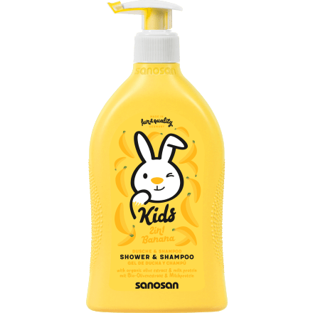 SANOSAN KIDS SHOWER&SHAMPOO BANANA 400ML