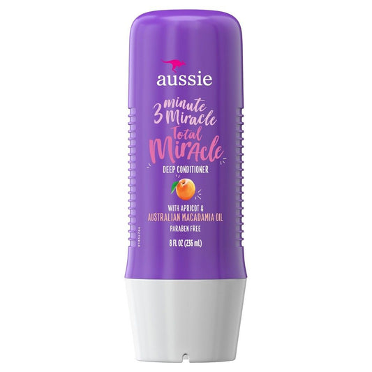 AUSSIE DEEP COND 3MINT MIRACLE APRICOT 236ML