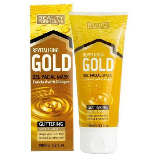 BEAUTY FORMULAS GOLD GEL FACIAL MASK 100ML