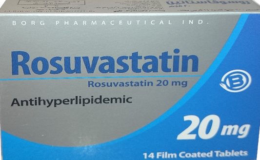 ROSUVASTATIN 20 MG 14 TAB