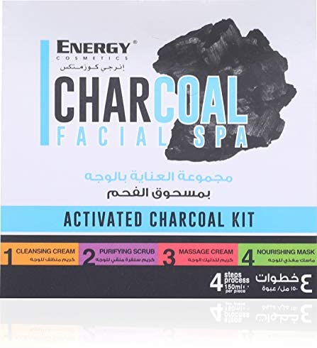 ENERGY FACIAL SPA ACTIVATED CHARCOAL KIT 150ML