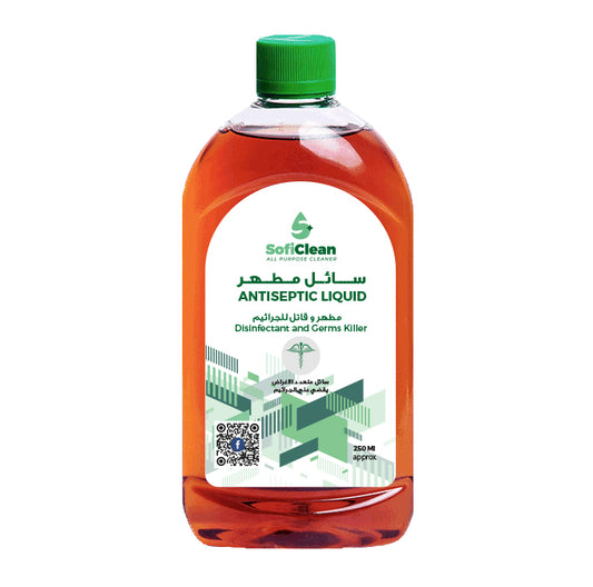 SOFI CLEAN ANTISEPTIC LIQUID 250ML مطهر للجراثيم