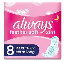 ALWAYS FEATHER SOFT 2IN1 8 قطع حزمة 8-16 عرض السعر