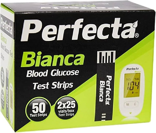 PERFECTA BIANCA TEST STRIPS 50 STRIPS شرائط