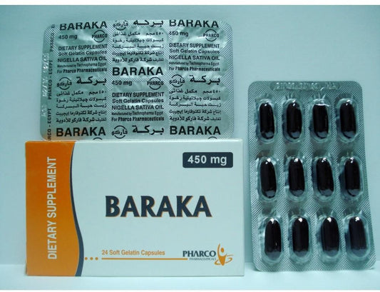 BARAKA 450 MG 24 CAP