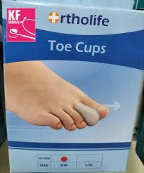 Rtholife Toe Cups (S/M) غطاء اصبع سيليكون
