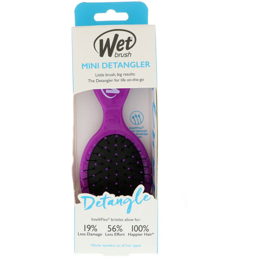 WET BRUSH MINI DETANGLER PURPLE 3756