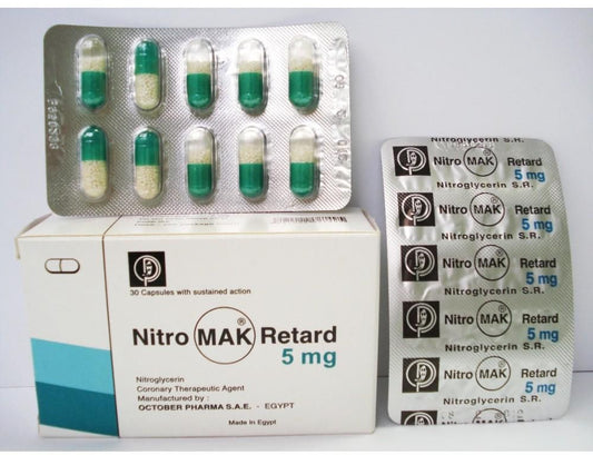 نيترو ماك ريتارد 5 ملغ 30 كبسولة