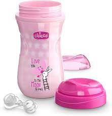 CHICCO SHINY CUP 14M+ 266ML كوب روز 21502