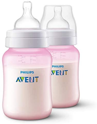 AVENT ANTI COLIC 2 BIBERONS PINK 260ML SCF814/62