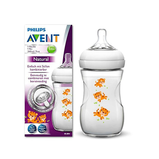 AVENT NATURAL BIBERON 1M+ 260ML SCF070/21 فلامنج
