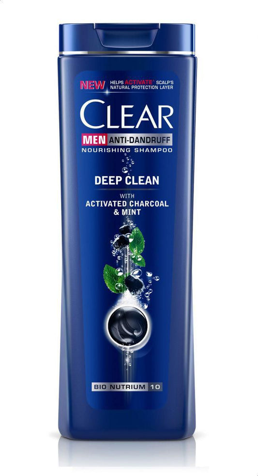 CLEAR MEN 3IN1 ACTIVATED CHARCOAL 180ML
