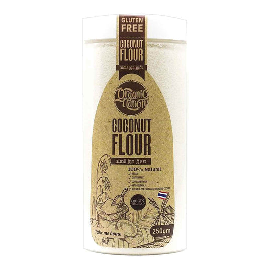 دقيق جوز الهند العضوي 250 جرام