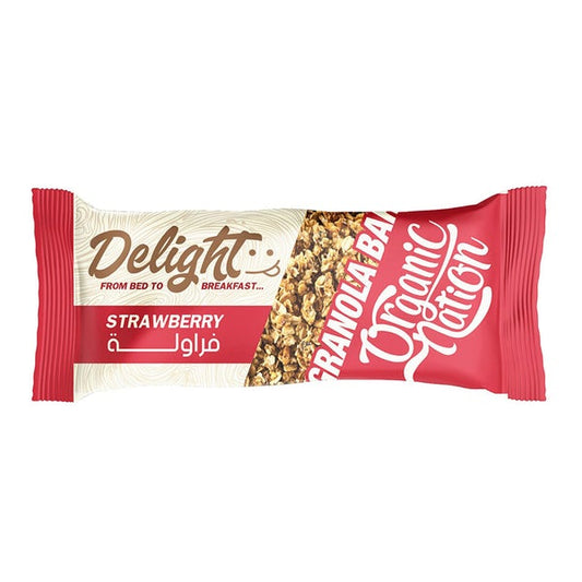 بار ديلايت أورجانيك نيشن بالفراولة