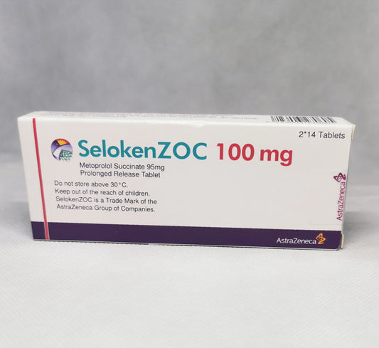 SELOKENZOC 100MG 28 TAB