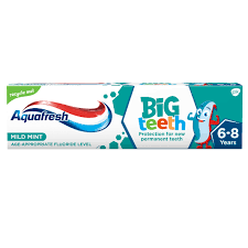 AQUAFRESH BIG TEETH MILD MINT (6-8 YEAES) 50 ML