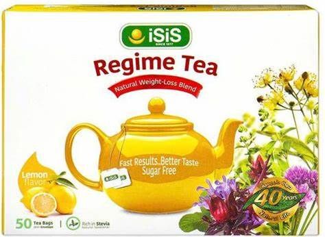 ISIS REGIME TEA LEMON 50BAGS