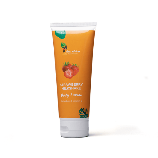 لوشن للجسم برائحة الفراولة الأفريقية الخام 220 مل