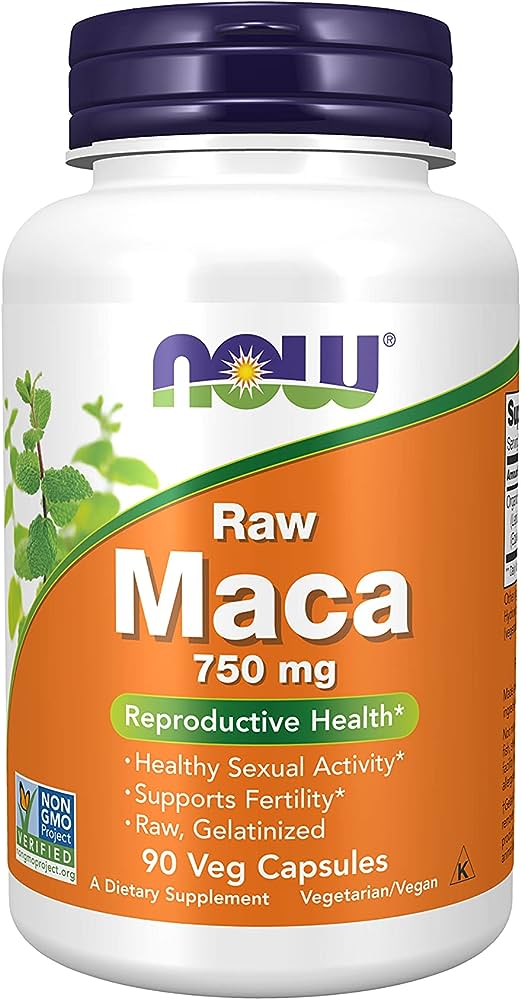 NOW RAW MACA 750 MG 90 CAPS