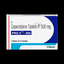 CAPECITABINE MYLAN 500 MG 120 TABS