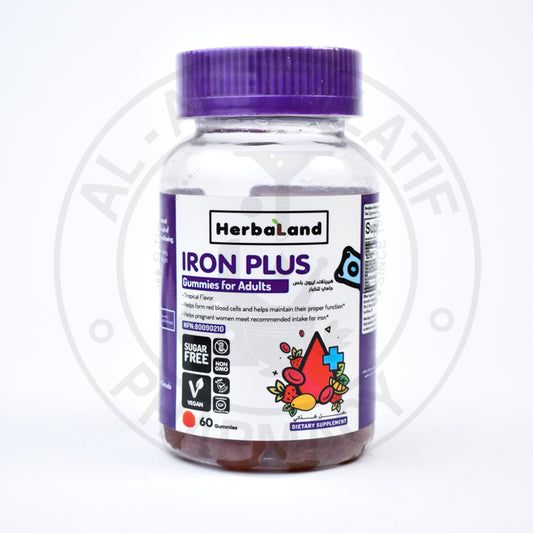 Herbaland Adult Iron Plus 60Gum