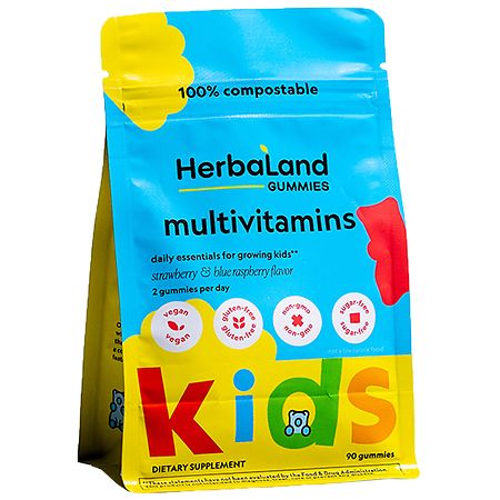 Herbaland Kids Multivitamin Sugar Free 60Gummes