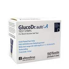 Glucodr Auto A Test Strips 50 Strips شرائط
