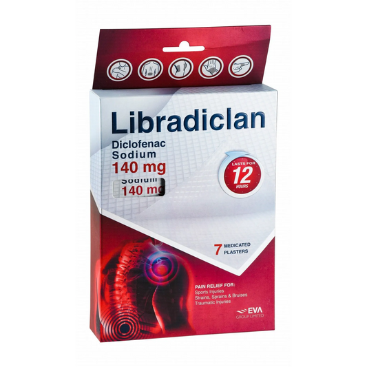 ليبراديكلان 140 ملغ 7 لصقات طبية