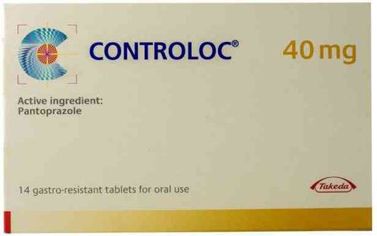 CONTROLOC 40 MG 14 TAB