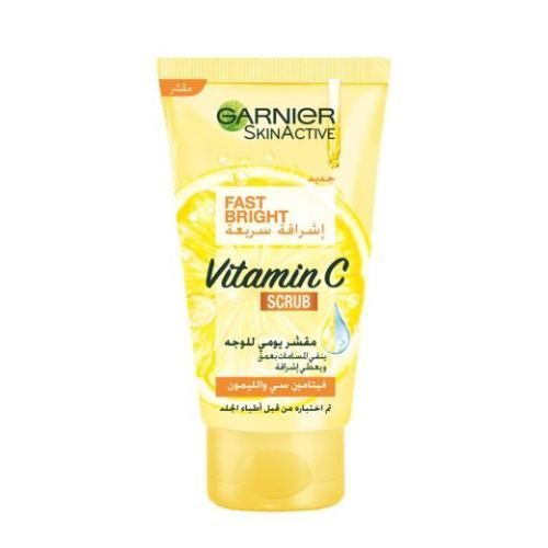 GARNIER FAST BRIGHT VIT C SCRUB 150ML مقشر يومي