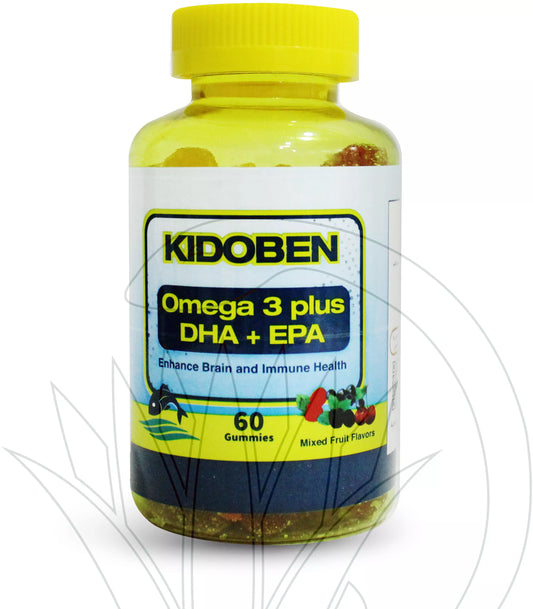 KIDOBEN OMEGA3PLUS+DHA120GUM + GUMMY 45GUM