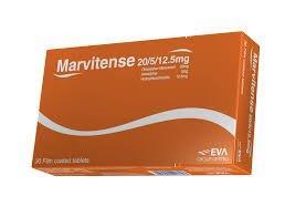 Marvitense 20/5/12.5 Mg 30 Tab